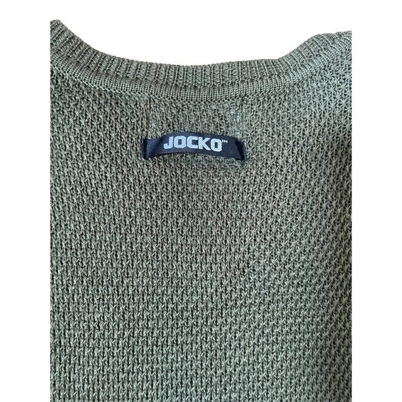 Jocko Sleeveless V-Neck Men's Sweater Vest Medium Olive Green - Picture 6 of 6